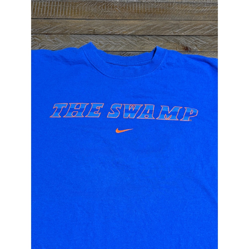 Nike T-Shirt Mens Medium Blue New Florida Gators The Swamp Graphic Tee - Picture 5 of 5